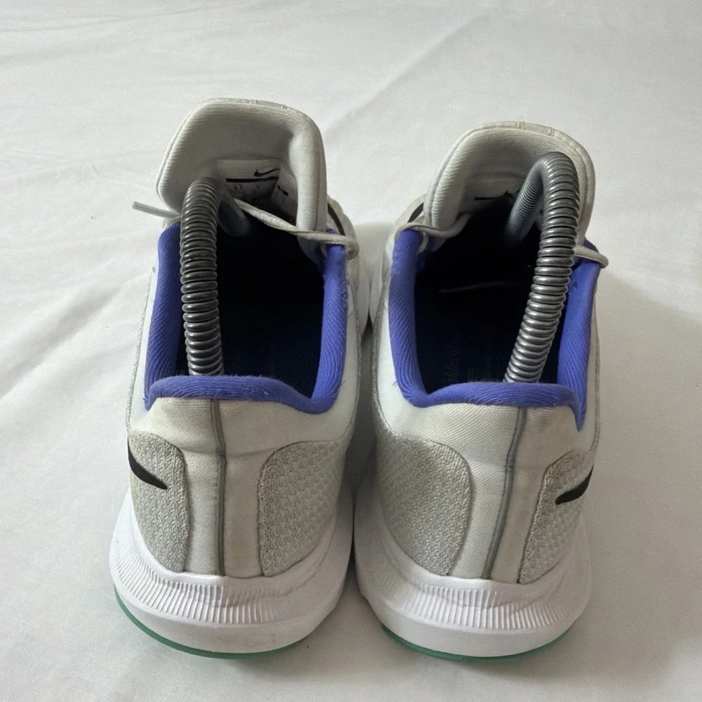 Nike Womens Quest‎ Running Shoes White AA7412-100 Low Top Lace Up Breathable 8.5